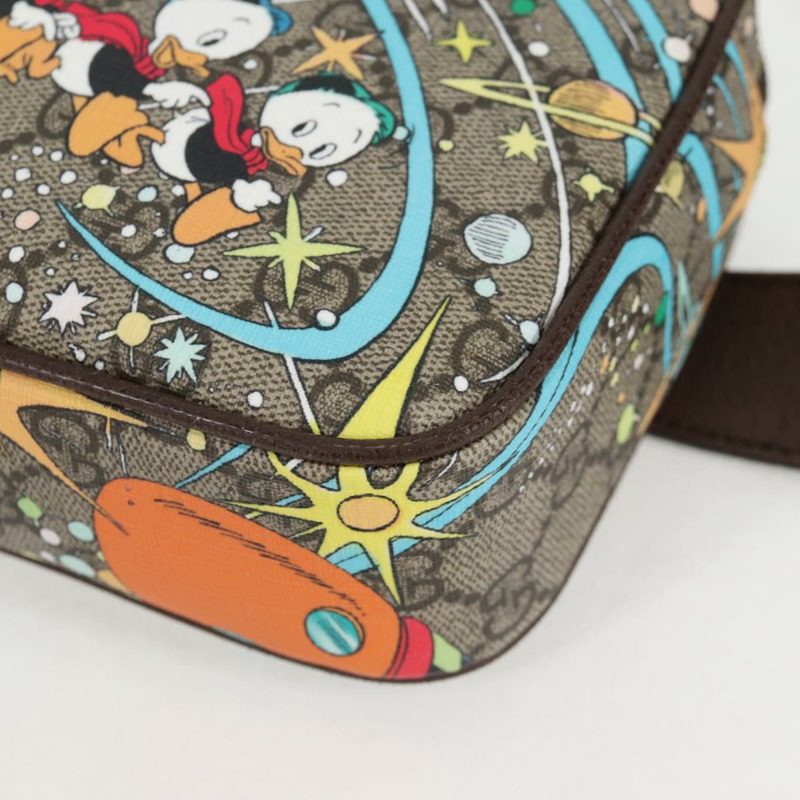 【日本直送】GUCCI GG Supreme Disney 聯名腰包 PVC 米色 602695 正品 138991SAM-15