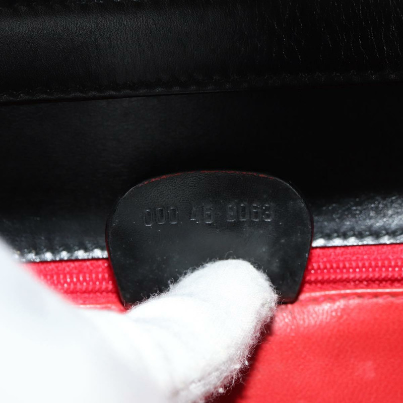 【日本直送】GUCCI 竹節手提包 皮革 兩用 黑色 金色 000 46 0063 正品 145923V-11