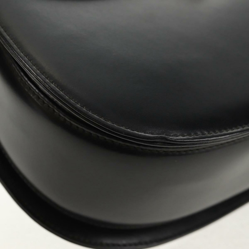 【日本直送】GUCCI 竹節手提包 皮革 兩用 黑色 金色 000 46 0063 正品 145923V-15