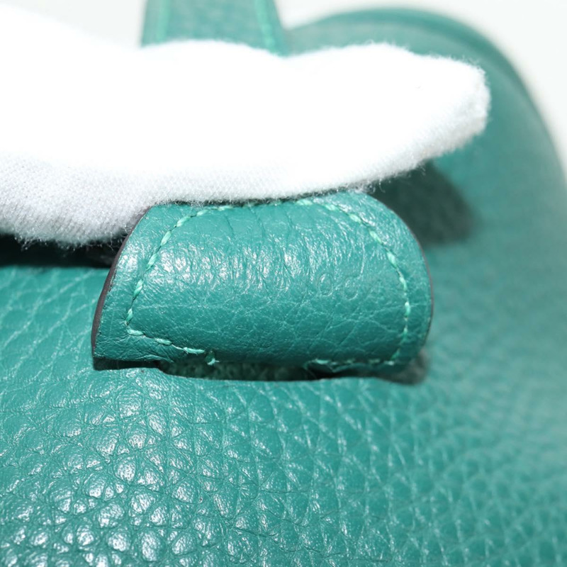 【日本直送】愛馬仕 Evelyn 3 PM 單肩包 Taurillon Clemence 綠色 正品 BA6847SM-11