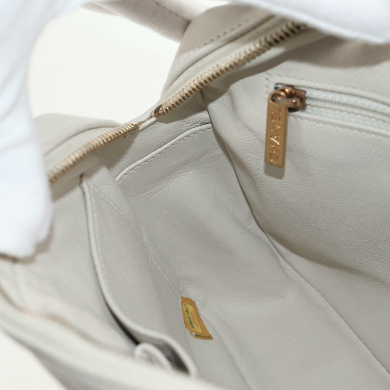 【日本直送】香奈兒 (CHANEL) 絎縫鏈條單肩包 白色皮革 CC 正品 BA6864SAV-22