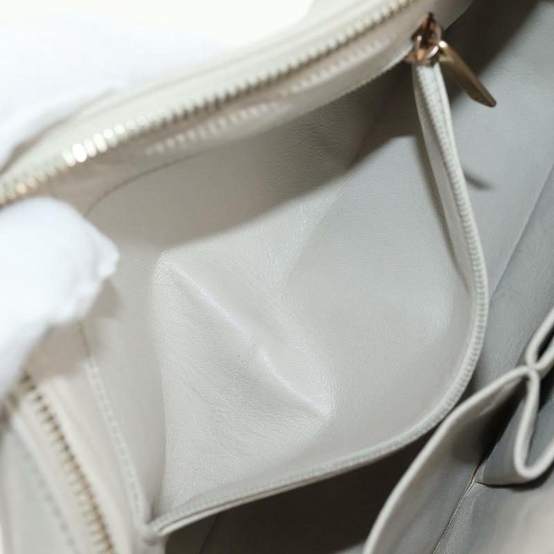 【日本直送】香奈兒 (CHANEL) 絎縫鏈條單肩包 白色皮革 CC 正品 BA6864SAV-26