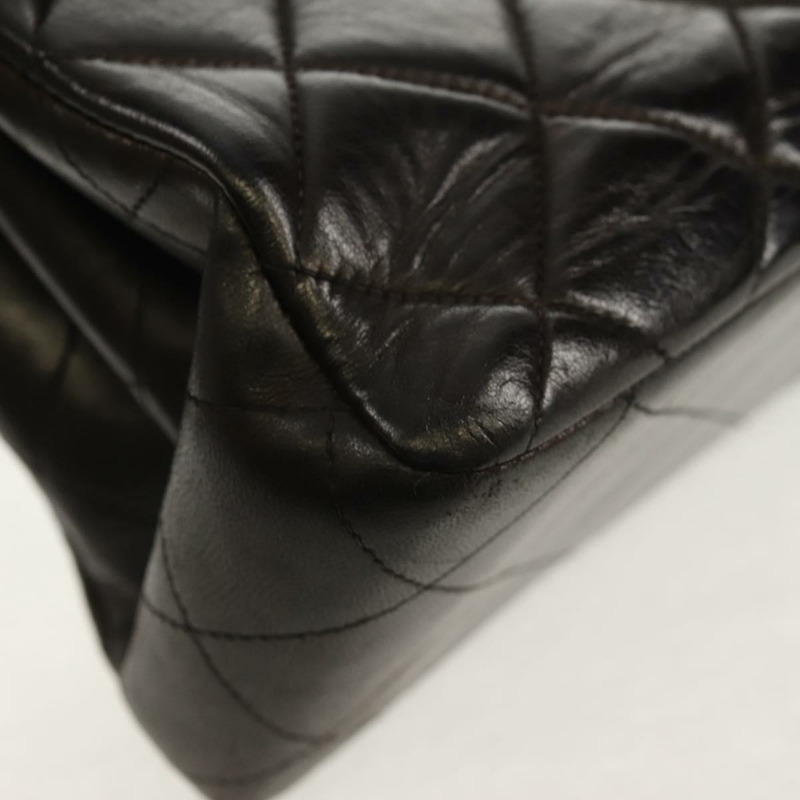 【日本直送】香奈兒 Matelasse 30 雙面鏈條包，羊皮材質，黑色金色雙C標誌，正品 ep11971SAV-16