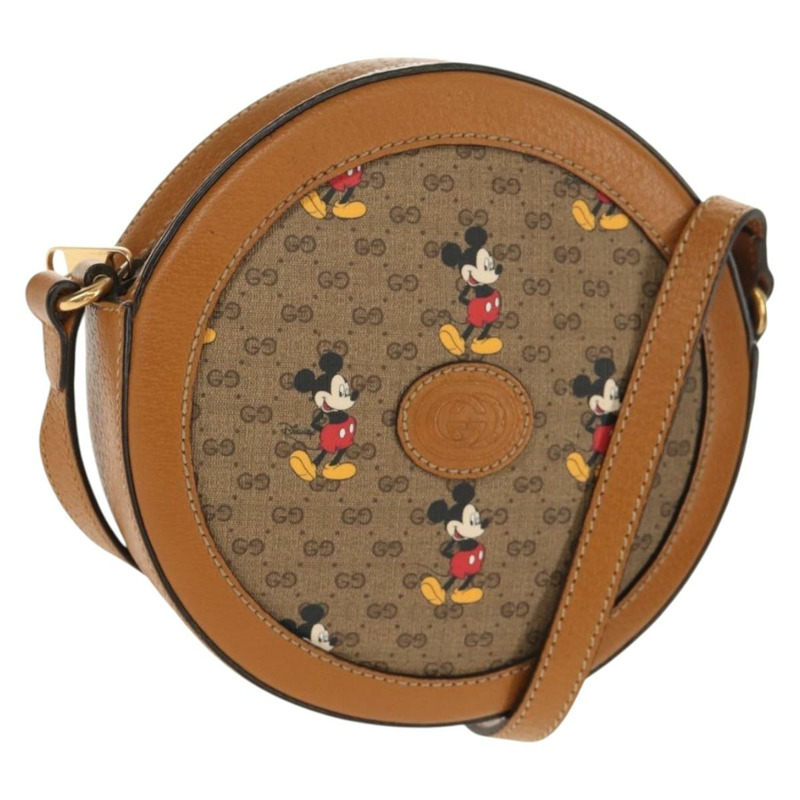 【日本直送】GUCCI Micro GG Supreme Disney 聯名手提包 PVC 米色 603938 正品 mr1612SAM-0