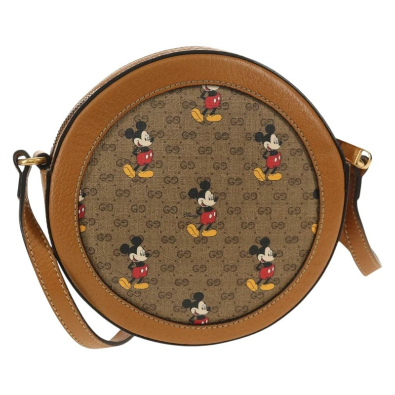 【日本直送】GUCCI Micro GG Supreme Disney 聯名手提包 PVC 米色 603938 正品 mr1612SAM-1
