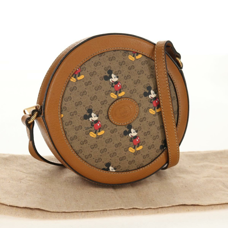 【日本直送】GUCCI Micro GG Supreme Disney 聯名手提包 PVC 米色 603938 正品 mr1612SAM-11