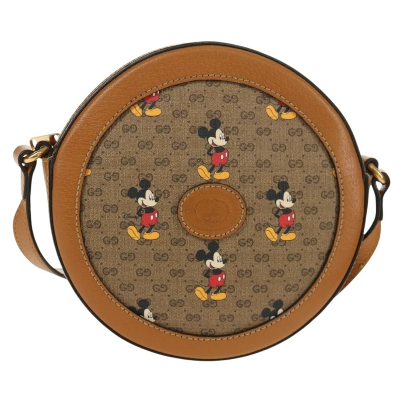【日本直送】GUCCI Micro GG Supreme Disney 聯名手提包 PVC 米色 603938 正品 mr1612SAM-12