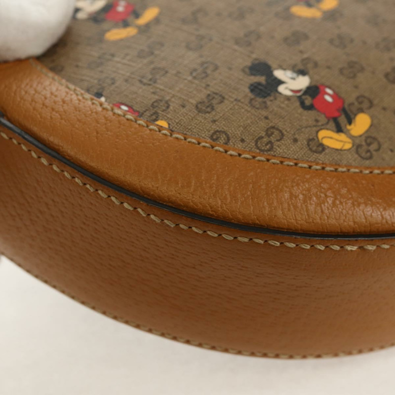 【日本直送】GUCCI Micro GG Supreme Disney 聯名手提包 PVC 米色 603938 正品 mr1612SAM-16