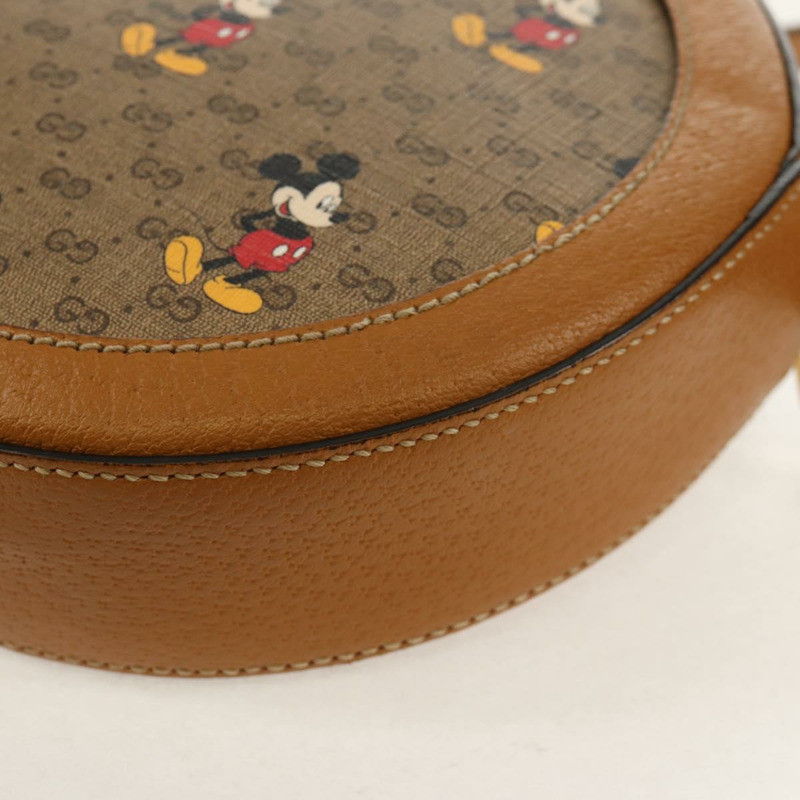 【日本直送】GUCCI Micro GG Supreme Disney 聯名手提包 PVC 米色 603938 正品 mr1612SAM-17