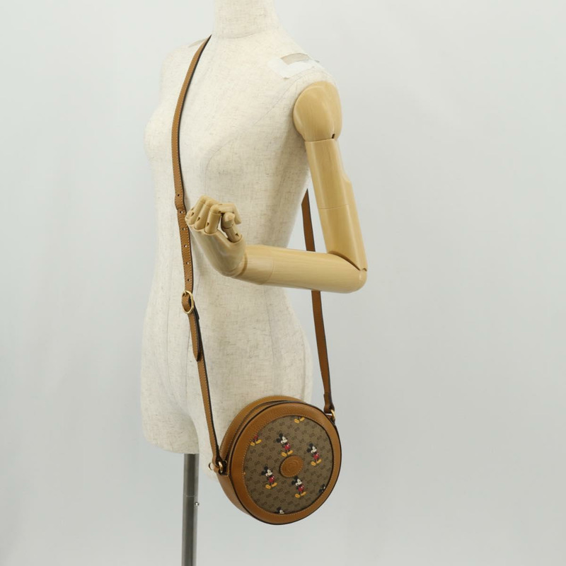 【日本直送】GUCCI Micro GG Supreme Disney 聯名手提包 PVC 米色 603938 正品 mr1612SAM-24