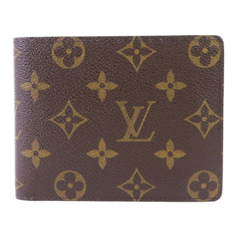 LOUIS VUITTON Monogram Bifold Wallet金扣錢包