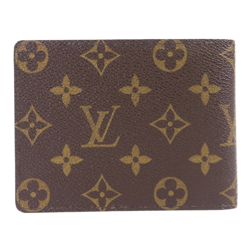 LOUIS VUITTON Monogram Bifold Wallet金扣錢包-1
