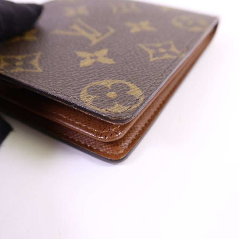 LOUIS VUITTON Monogram Bifold Wallet金扣錢包-11