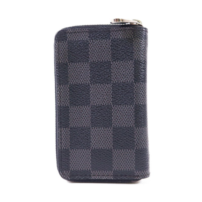 LOUIS VUITTON Damier Graphite Card Case銀扣卡片套-1
