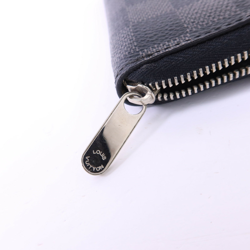 LOUIS VUITTON Damier Graphite Card Case銀扣卡片套-7