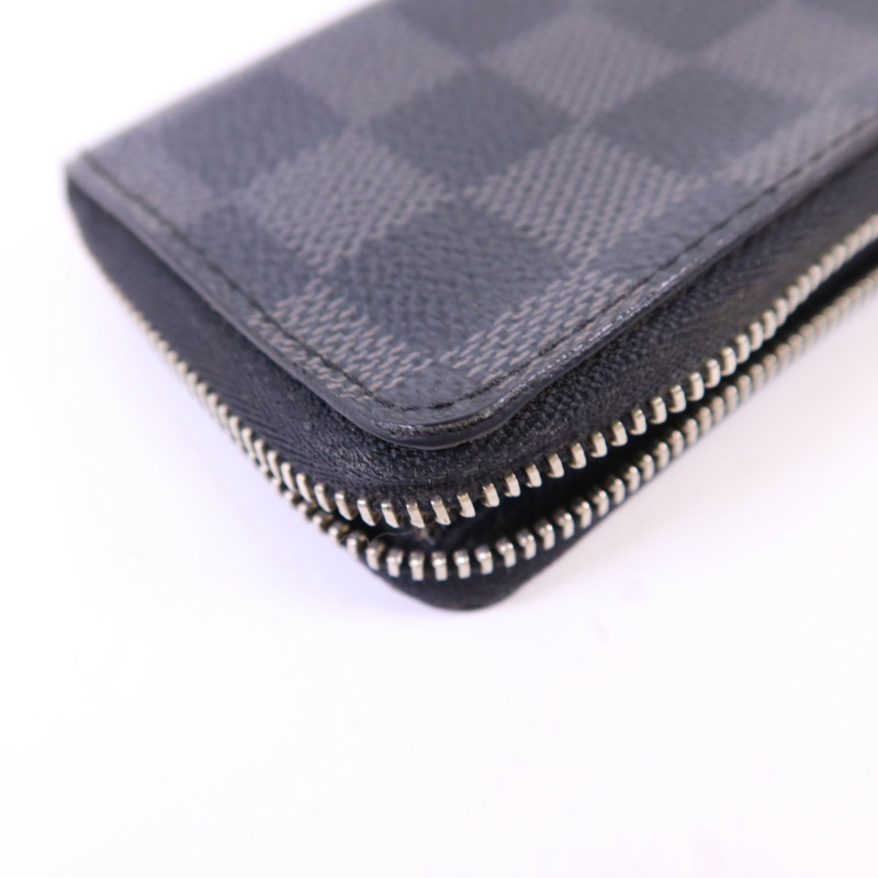 LOUIS VUITTON Damier Graphite Card Case銀扣卡片套-11