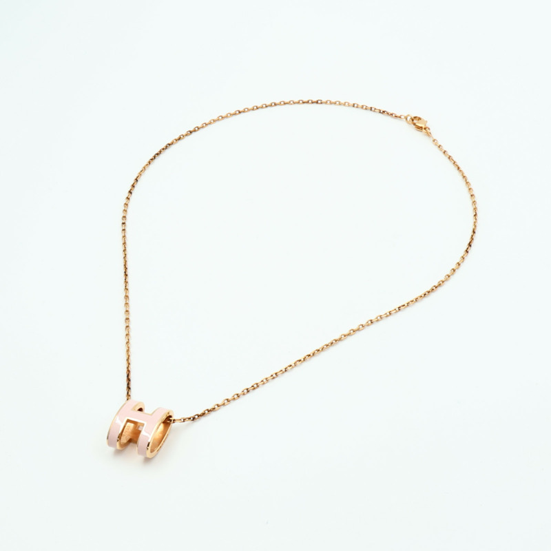 HERMES 金屬Pop H Necklace項鍊-5
