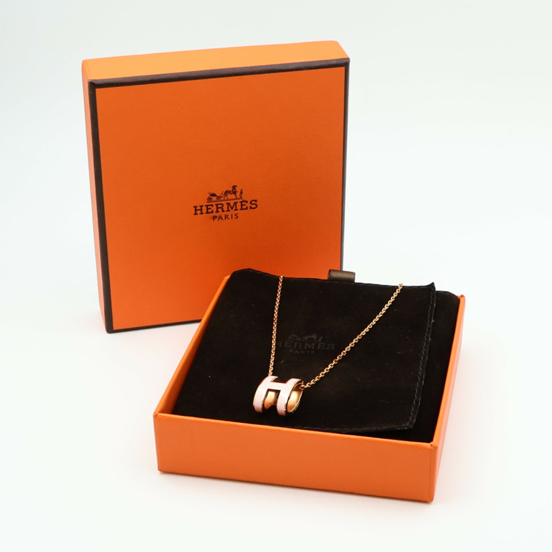 HERMES 金屬Pop H Necklace項鍊-9