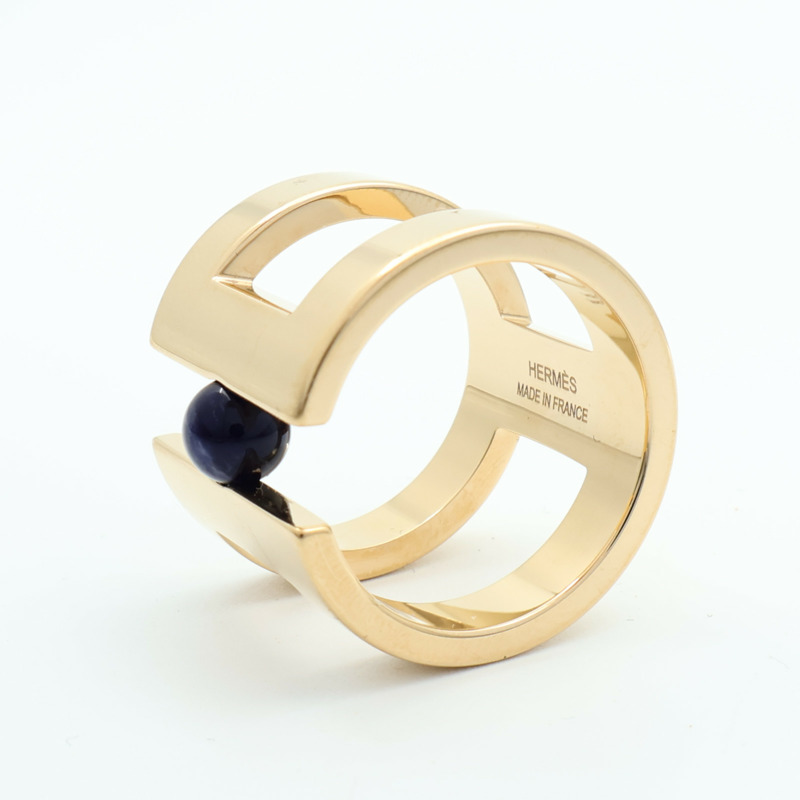HERMES 金屬Scarf Ring圍巾戒指-7