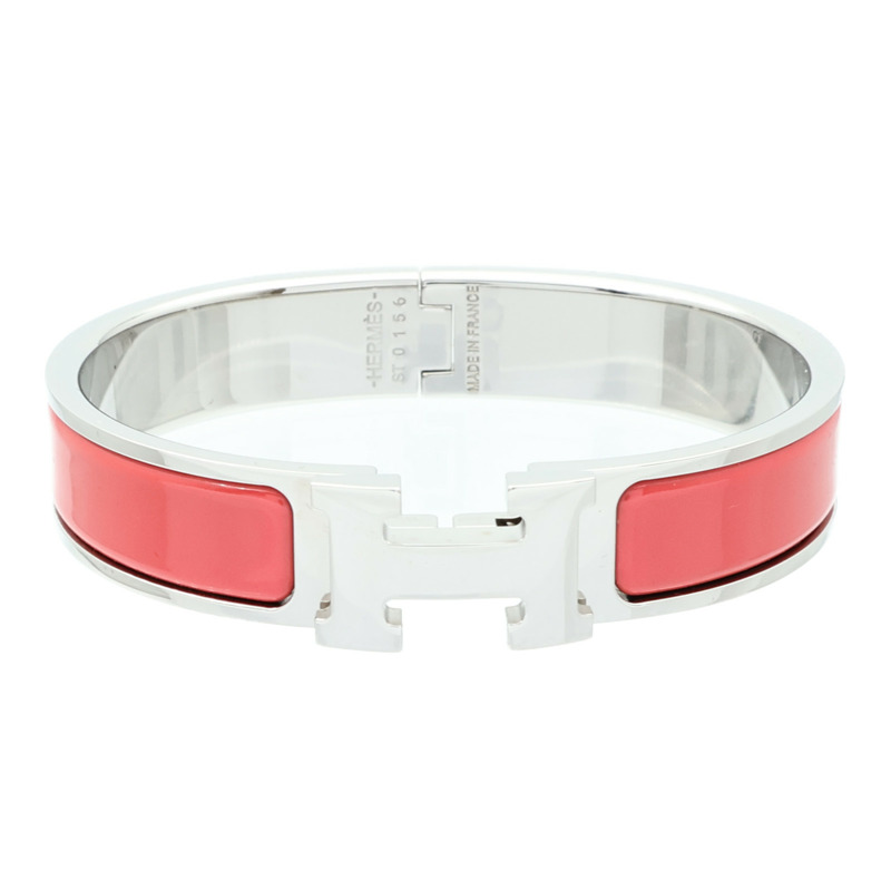 HERMES 金屬/琺瑯Clic H手鐲-0