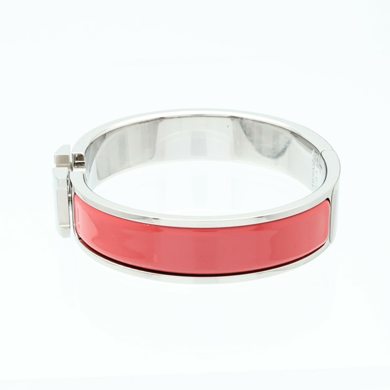 HERMES 金屬/琺瑯Clic H手鐲-3