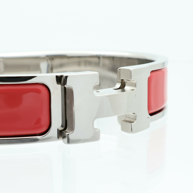 HERMES 金屬/琺瑯Clic H手鐲-6