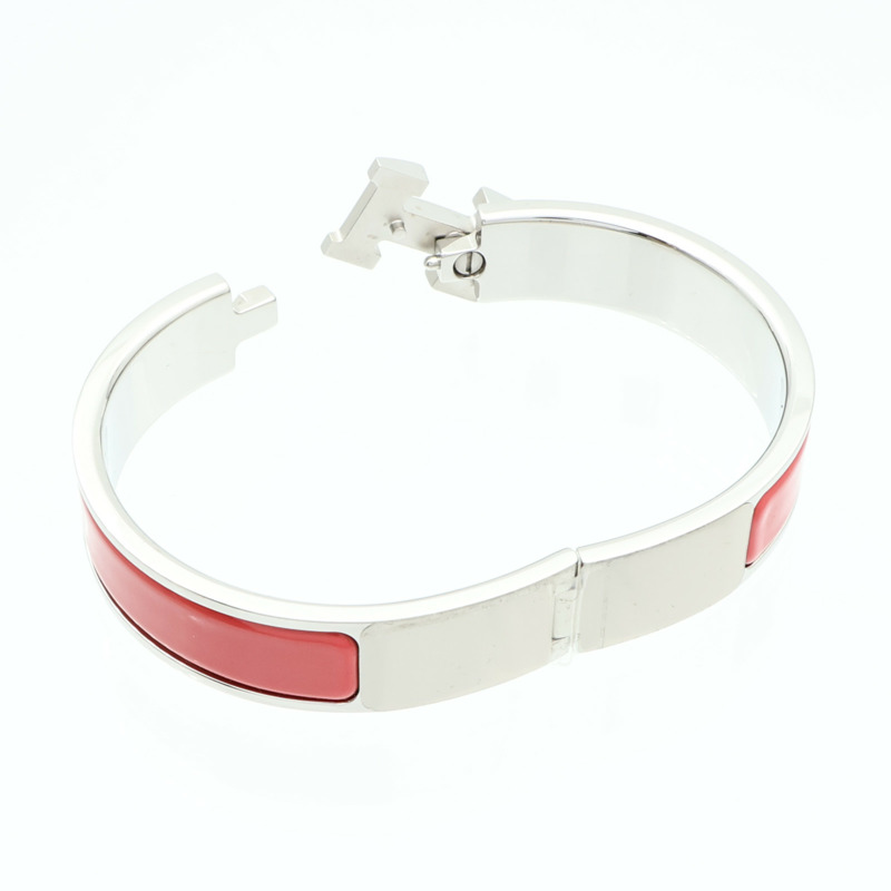 HERMES 金屬/琺瑯Clic H手鐲-10