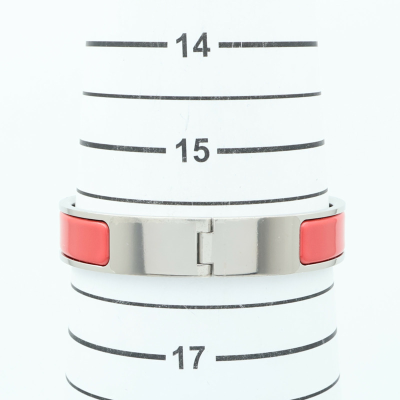 HERMES 金屬/琺瑯Clic H手鐲-11