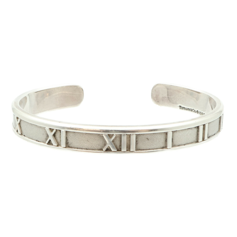 TIFFANY&CO 925純銀Atlas Bangle手鐲-0
