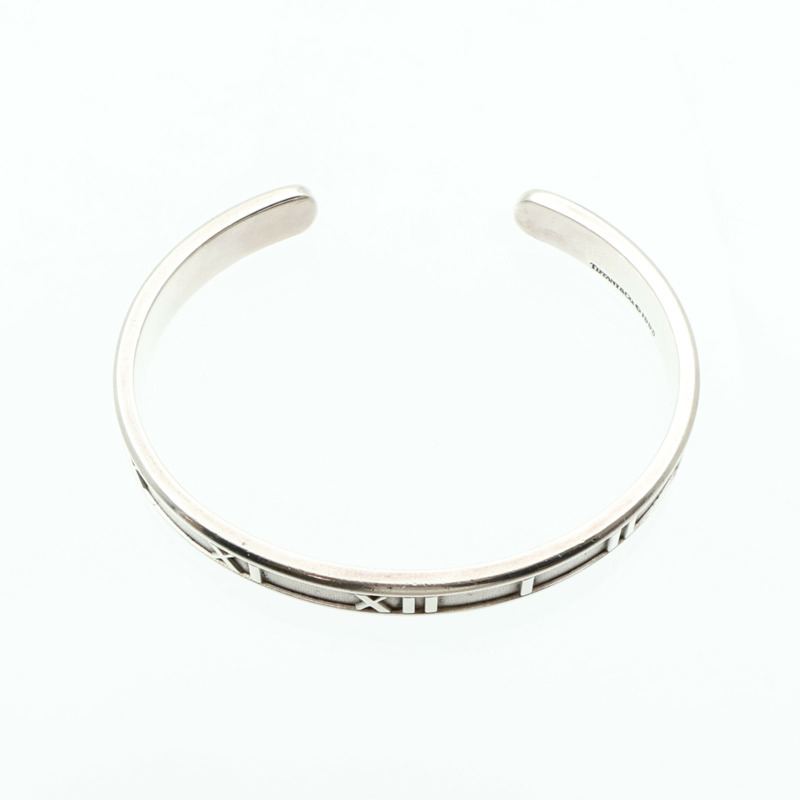 TIFFANY&CO 925純銀Atlas Bangle手鐲-4