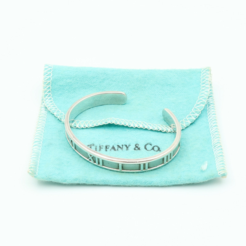 TIFFANY&CO 925純銀Atlas Bangle手鐲-8