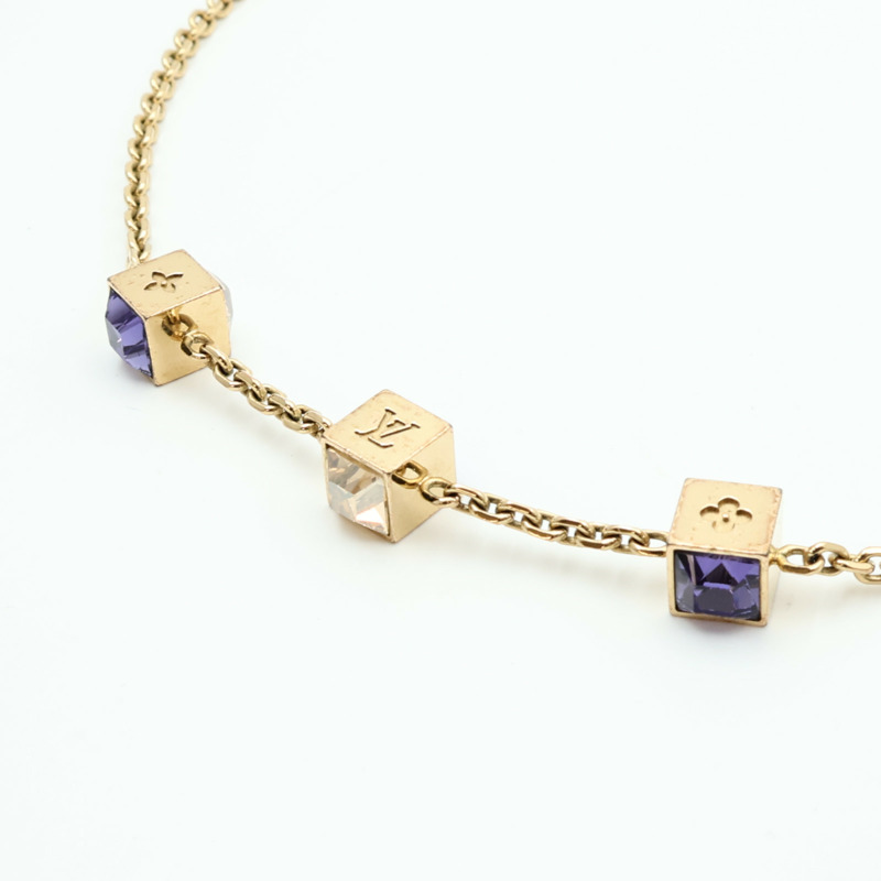 LOUIS VUITTON 金屬Collier Gamble Necklace項鍊-2