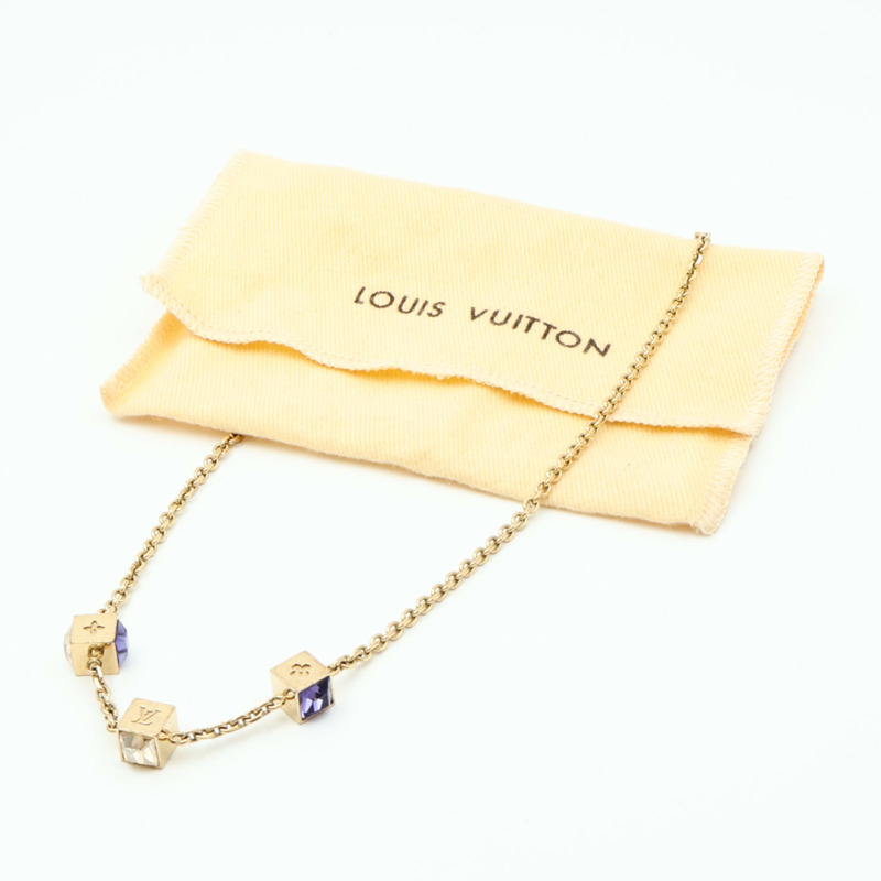 LOUIS VUITTON 金屬Collier Gamble Necklace項鍊-11