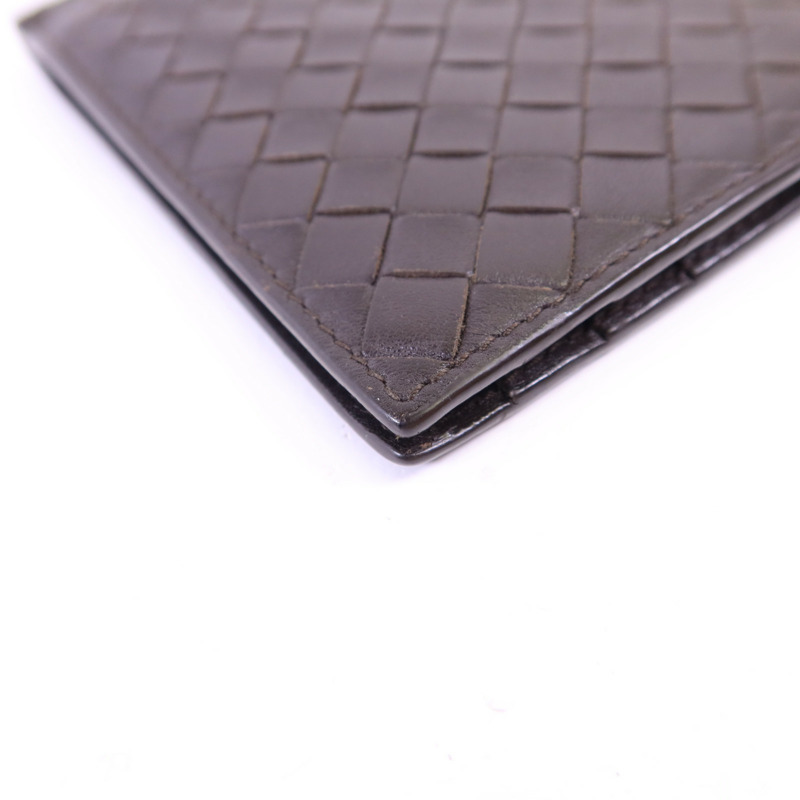 BOTTEGA VENETA 羊皮皮革Bifold Money Clip Wallet錢包-12
