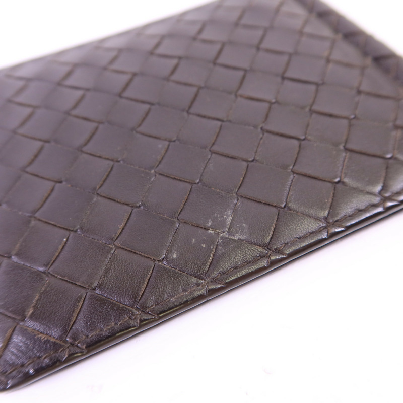 BOTTEGA VENETA 羊皮皮革Bifold Money Clip Wallet錢包-13