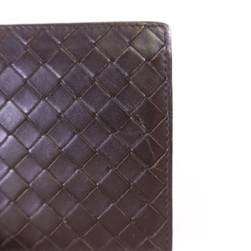 BOTTEGA VENETA 羊皮皮革Bifold Money Clip Wallet錢包-15