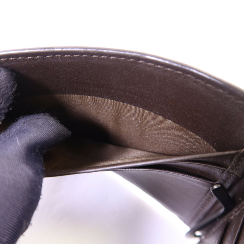 BOTTEGA VENETA 羊皮皮革Bifold Money Clip Wallet錢包-17
