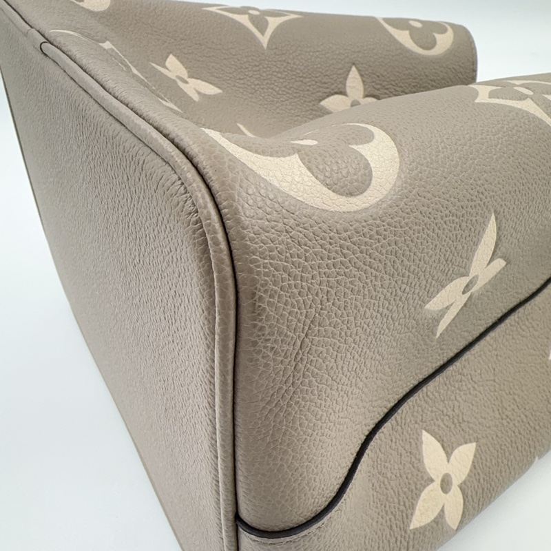 LV斑鳩灰牛皮NeonoeMM抽繩水桶包M45555（無內袋）-21