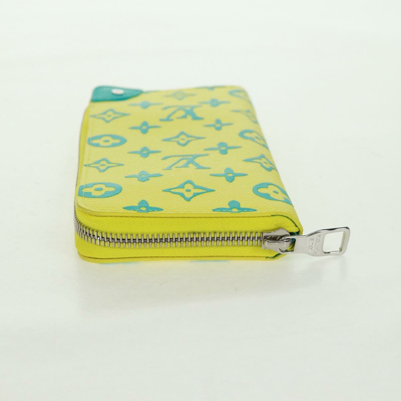 【日本直送】路易威登 Playground Zippy 直式錢包 黃色 M82005 正品 163113SAM-4