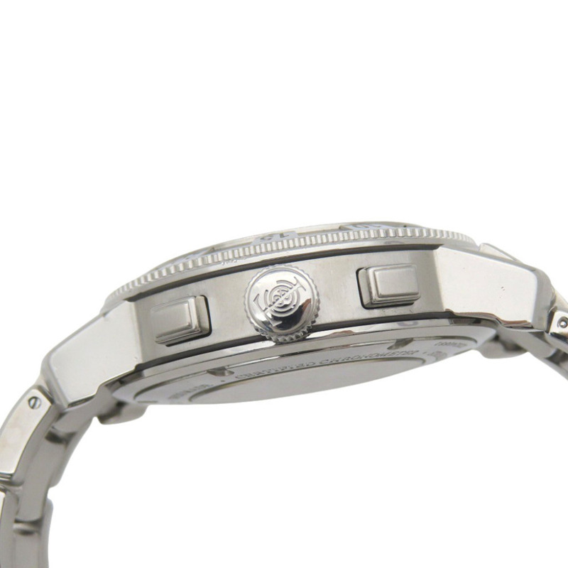 蒂芬妮 T-57 計時腕錶，透視底蓋，自動上鍊，不鏽鋼錶殼，灰色，0201，TIFFANY Co.，男士-4