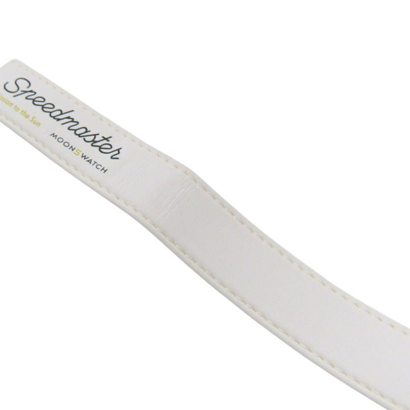 近新歐米茄 x Swatch 聯名款「太陽之旅」超霸系列 SO33J100 石英腕錶，尼龍錶帶搭配生物陶瓷錶鏡，黃色錶盤，型號 1302OMEGA S033J100，男士款-6