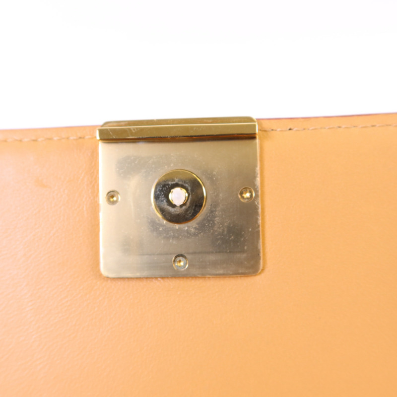 LOEWE 羊皮皮革Goya金扣肩背袋-9