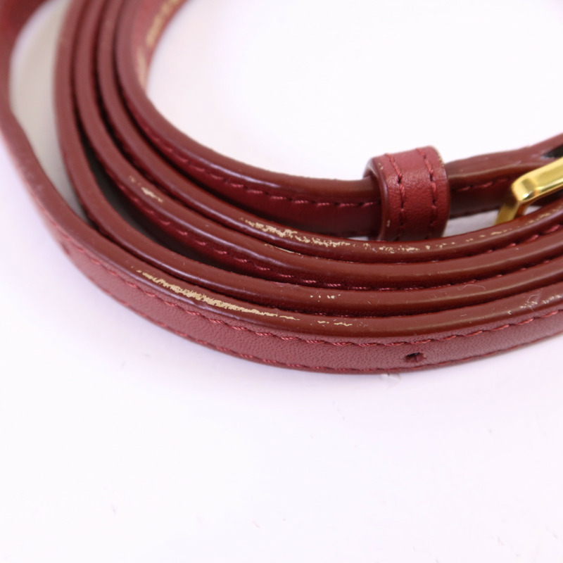 LOEWE 羊皮皮革Goya金扣肩背袋-17