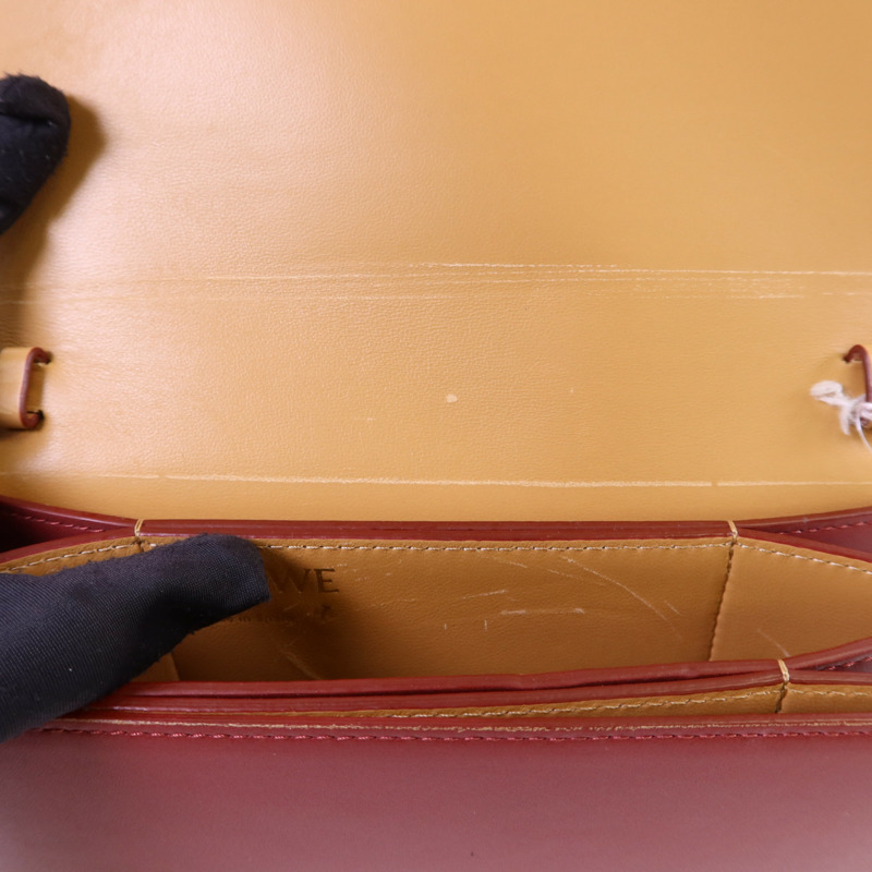 LOEWE 羊皮皮革Goya金扣肩背袋-20