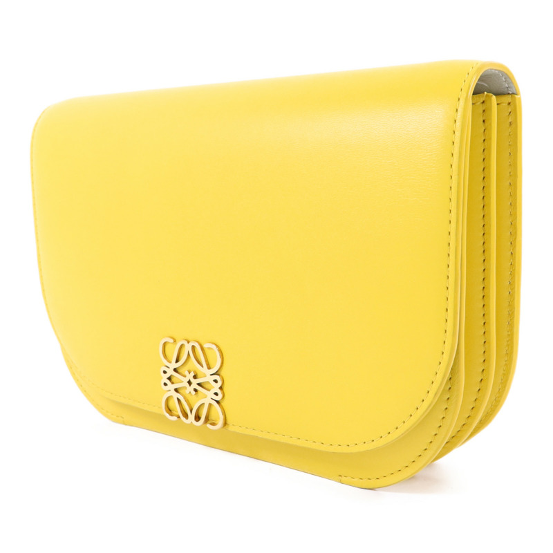 LOEWE 羊皮皮革Goya金扣肩背袋-2