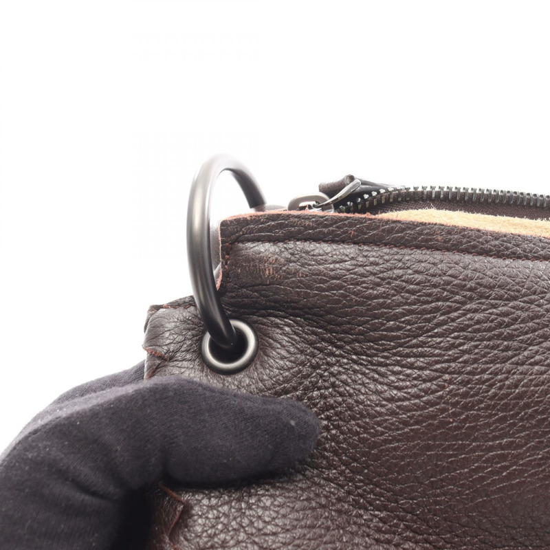 BOTTEGA VENETA Hobo 單肩編織手提包，棕色皮革，二手女款-8