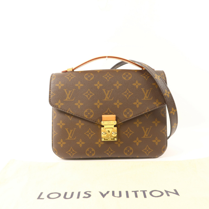 LOUIS VUITTON Monogram Pochette Metis MM金扣手挽肩背兩用袋-4