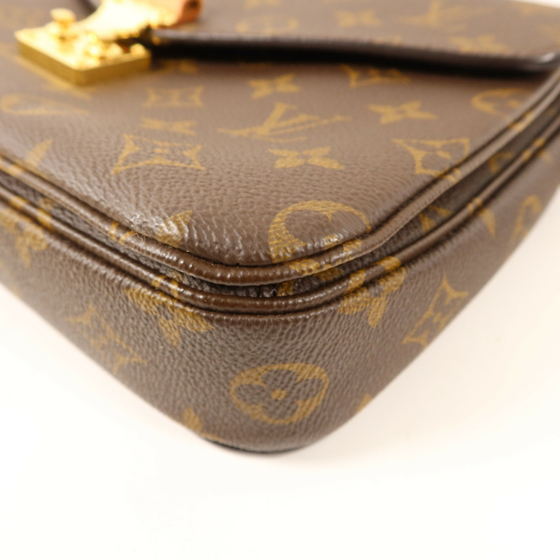 LOUIS VUITTON Monogram Pochette Metis MM金扣手挽肩背兩用袋-11