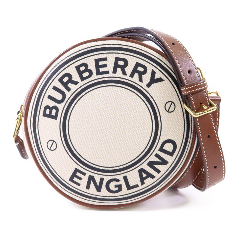BURBERRY 帆布Louise金扣肩背袋-0