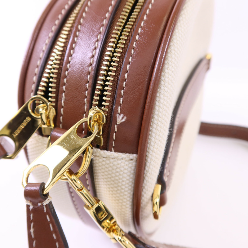 BURBERRY 帆布Louise金扣肩背袋-14